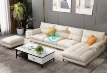 So sánh sofa da và sofa vải cho gia đình có trẻ nhỏ và nuôi thú cưng