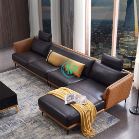 Sofa Góc Da Cao Cấp Hiện Đại TPN886