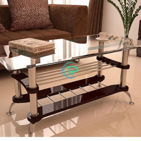 Bàn Kiếng B5 Chân Inox (2025)