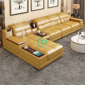 Sofa Góc Da Phòng Khách Đẳng Cấp Cao Cấp Chất Lượng TPN742