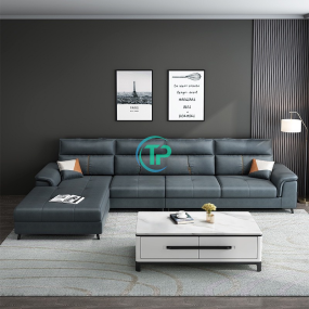 Sofa Góc Da Phòng Khách TPN334