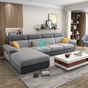 Sofa Góc Vải Phòng Khách Đẹp TPN659