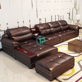 Sofa Góc Da Phòng Khách Cao Cấp TP98