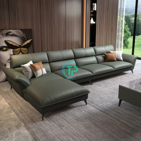 Sofa Góc Da Nhập Khẩu Malaysia Hiện Đại TPN1149