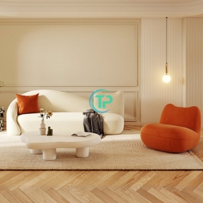 Sofa Băng Cong Phong Cách Bắc Âu TPN1243