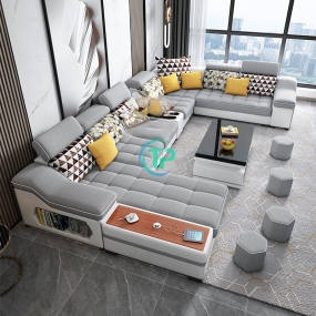 Sofa Góc Chữ U Hiện Đại Chất Lượng TPN495