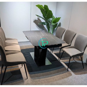 Bàn Ăn Bọc Da Nhập Khẩu TP08