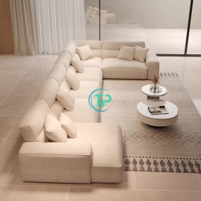 Bộ Sofa Góc Da Phòng Khách Tuyệt Tác Nghệ Thuật TPN1308