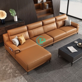 Sofa Góc Da Phòng Khách Đẳng Cấp Nhất TPN338