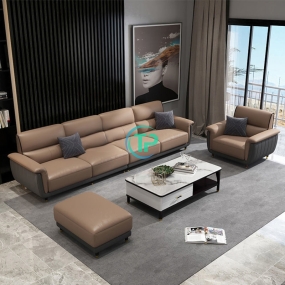 Trọn Bộ Sofa Băng Da Nhập Khẩu Malaysia Chất Lượng TPN669