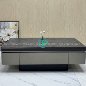 Bàn Trà Chữ Nhật Mặt Đá Ceramic Có Ngăn Kéo Tiện Lợi BTN015