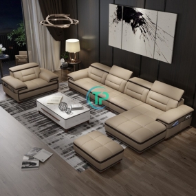 Sofa Da Cao Cấp Hàn Quốc Sang Trọng TP079
