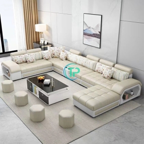 Sofa Góc Chữ U Cho Nhà Rộng TP179
