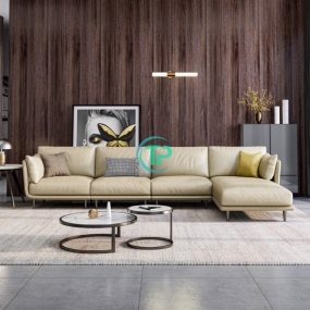 Sofa Góc Da Chân Sắt TPN526