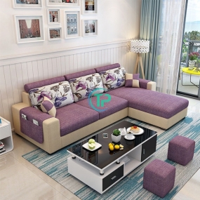 Sofa Góc Vải Nhỏ Xinh TP087