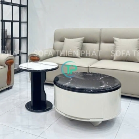 Bàn Đá Tròn Đôi Nhập Khẩu BTN020