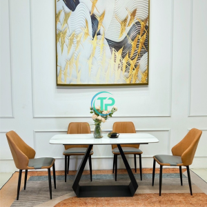 Bộ Bàn Mặt Đá Cao Cấp Chân Tam Giác TPN441