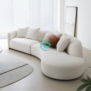 Sofa Cong Mặt Trăng Tối Giản Chất Lượng TPN523