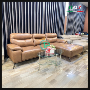 Sofa Da Bò Góc Ý Đẳng Cấp TPN1324