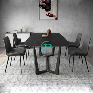 Bàn Ăn Khung Gỗ Mặt Đá Ceramic TPN950