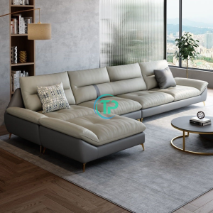 Sofa Góc Da Phòng Khách Bắc Âu Đẳng Cấp TPN402