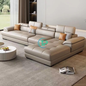 Sofa Da Phòng Khách Hiện Đại Chất Lượng TPN743