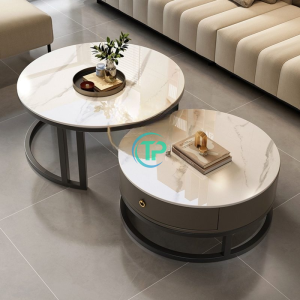 Bàn Mặt Đá Đôi Hình Hộp TPN387