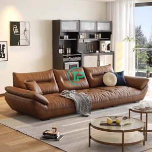 Sofa Băng Da Bò Italy Nhập Khẩu TPN1227