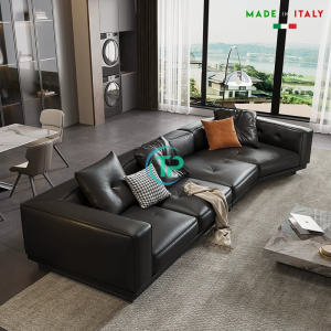 Sofa Băng Cao Cấp Da Bò Ý TPN1218