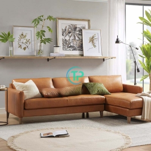 Sofa Góc Da Chung Cư Nhỏ Chất Lượng TP701