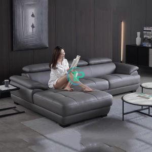 Sofa Góc Da Công Nghiệp Nhập Khẩu Chất Lượng TP008