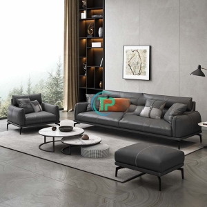 Sofa Phòng Khách Da Công Nghiệp TPN104 Chất Lượng