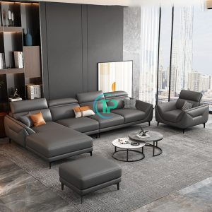 Sofa Góc Da Nhập Khẩu Malaysia Hiện Đại TPN1152