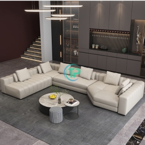 Sofa Góc Cao Cấp Da Công Nghiệp Hàn Quốc TPN159