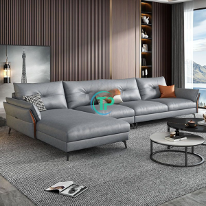 Sofa Góc Da Phòng Khách Sang Trọng TPN840