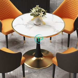 Bàn Tròn Mặt Đá Dáng Cao Quầy Bar TPN807