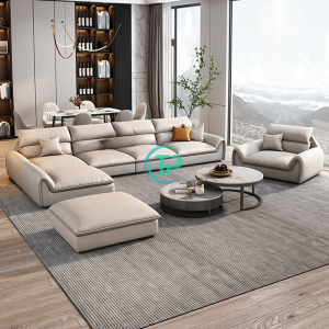 Sofa Góc Da Phòng Khách Cao Cấp TPN857