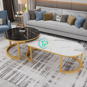 Bàn Mặt Đá Đôi Thiết Kế Hiện Đại TPN689