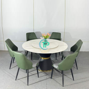 Bộ Bàn Ăn Tròn 6 Ghế Nhập Khẩu TPN374