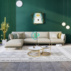 Sofa Góc Da Chân Sắt Chất Lượng TPN526