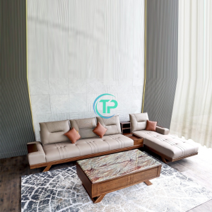 Sofa Gỗ Sồi Cao Cấp Phòng Khách TPN615