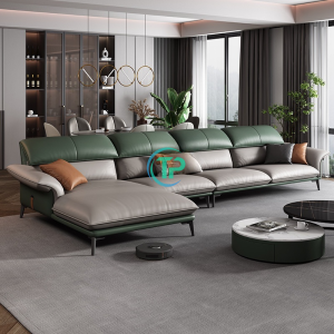 Sofa Góc Da Phòng Khách Đẹp TPN764