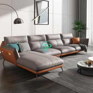 Sofa Góc Da Nhập Khẩu Malaysia Hiện Đại TPN838