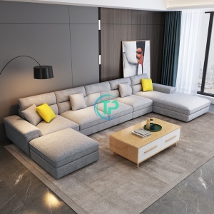 Sofa Góc Vải Cao Cấp Phòng Khách TP185
