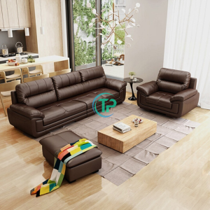 Sofa Da Cho Văn Phòng Sang Trọng TPN371