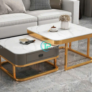 Bàn Đá Đôi Vuông 1 Hộc BTCC013