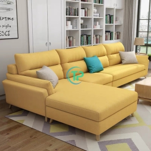 Sofa Góc Vải Màu Xám Chất Lượng TP152
