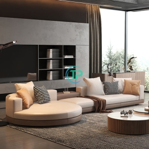 Bộ Sofa Góc Da Phòng Khách Cao Cấp Chất Lượng TPN683