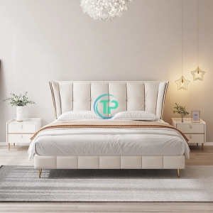 Giường Ngủ Bọc Da Phong Cách Tối Giản TPGD-013