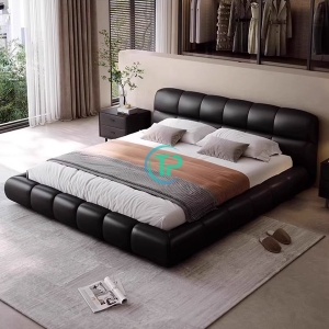 Giường Ngủ Bọc Da Nhấn Múi TPGD-09